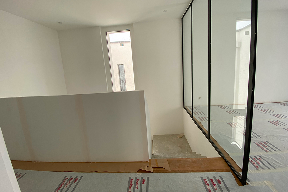 verrière travaux montage